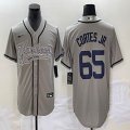 Nike New York Yankees #65 Nestor Cortes Jr gray majestic baseball Jersey Joint name