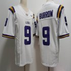 LSU Tigers Odell #9 Joe Burrow White NCAA Football Jersey 03-XST