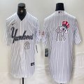 Nike New York Yankees blank white MLB baseball Jersey Joint name -BD 08