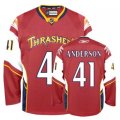 Atlanta Thrashers 41 John Anderson Red NHL Jersey