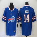 Nike Buffalo Bills #14 Stefon Diggs Blue fashion Color Rush Limited Jersey