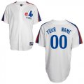 Montreal Expos Home White Replica Personalized