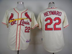 St.Louis Cardinals #22 Jason Heyward beige MLB Jerseys