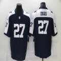 Dallas Cowboys #27 Diggs Nike blue White Color Rush Limited Jersey-BD