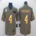 Nike Cowboys #4 Dak Prescott Salute To Service Limited Jersey 01