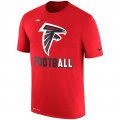 Atlanta Falcons Nike Sideline Legend Football Performance T-Shirt - Red