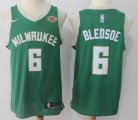 Nike Milwaukee Bucks #6 Eric Bledsoe green nba Jersey