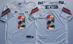 Auburn Tigers #2 Newtow white fashion college football jersey