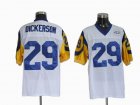 St.Louis Rams Eric Dickerson 29# White throwback nfl Jersey