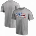 Houston Texans Pro Line by Fanatics Branded Banner Wave T-Shirt - Heathered Gray