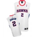 Atlanta Hawks Johnson jersey #2 white basketball jersey