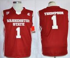 Washington State Cougars Klay Thompson #1 College Basketball Jerseys