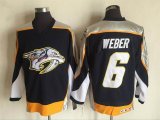 Nashville Predators #6 Weber black Ice Hockey Jerseys CCM