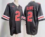 Ohio State Buckeyes #2 Chris Olave black NCAA 2023 Stitched College Football Jersey