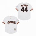 San Francisco Giants #44 Willie McCovey white throwback MLB Jerseys