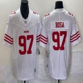 Nike 49ers #97 Nick Bosa white Color Rush Limited Jersey -BD 031