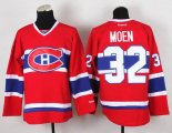 Reebok Montreal Canadiens #32 Travis Moen New CH Red Jerseys