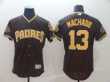 San Diego Padres #13 Manny Machado brown Flexbase Authentic Collection Jersey