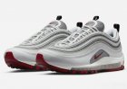 2023 Nike Air Max 97 Futura shoes white gray red DM0027-WX