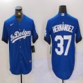 Nike Los Angeles Dodgers #37 Enrique Hernandez white majestic baseball jerseys city version