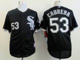 Chicago White Sox #53 Melky Cabrera black mlb jersey