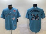 Nike Toronto Blue Jays #26 Matt Chapman skyblue majestic baseball Jerseys 01