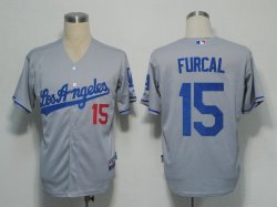 MLB Jerseys Los Angeles Dodgers 15 Furcal Grey