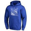 Men's New York Rangers Fanatics Branded Blue Hometown Collection Pullover Hoodie