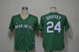 seattle mariners GRIFFEY 24 green baseball jerseys