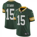 Green Bay Packers #15 Bart Starr Nike Green Color Rush Limited Jersey