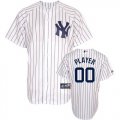 New York Yankees Home Custom White MLB Jersey