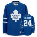 NHL Toronto Maple Leafs #24 Bryan McCabe Blue Jersey