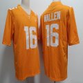 Nike Tennessee Vols Volunteers Morgan Wallen #16 orange coooege football jerseys-XST