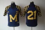 NCAA 21# blue jerseys