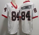 Georgia Bulldogs #84 Ladd McConkey White College Football Jerseys 03