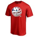 Men's New York Islanders Fanatics Branded Red Banner Wave T-Shirt