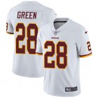 Washington Redskins #28 Green Nike white Color Rush Limited Jersey