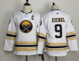 Women Adidas Buffalo Sabres #9 Elchel white NHL hockey Jerseys 50th Anniversary Edition