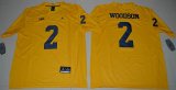 Jordan Brand Michigan Wolverines Charles Woodson 2 College Football Limited Jersey - Yellow