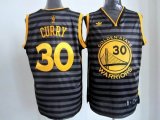 Golden State Warriors #30 Stephen Curry gray black new nba Jersey