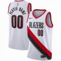 Customized Portland Trail Blazers white basketball jerseys