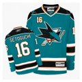 NHL San Jose Sharks #16 Setoguchi Green Jersey