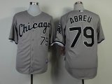 Chicago White Sox #79 Jose Abreu gray Baseball Jersey