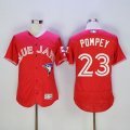 2016 Toronto Blue Jays #23 Dalton Pompey red elite MLB Jerseys