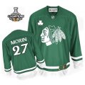 Jeremy Morin Jersey 27 Green Chicago Blackhawks Jerseys