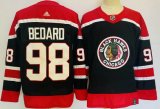 Adidas Chicago Blackhawks #98 Connor Bedard Black Hockey Jersey-PD