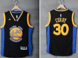 Golden State Warriors #30 Stephen Curry Black Stitched NBA Jersey