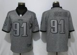 Nike Philadelphia Eagles 91 Cox Gray 2017 Vapor Untouchable Men Stitched Gridiron Gray Limited jersey