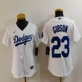 Youth Nike Los Angeles Dodgers #23 Kirk Gibson white majestic baseball jerseys