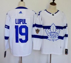 Adidas Toronto Maple Leafs #19 Joffrey Lupul white hockey jersey